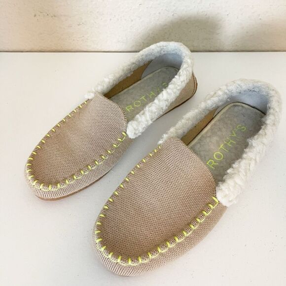 Rothy's The Scuff Slipper Nutmeg Textile Shearling Loafers Flat Women’s US 6 - Picture 5 of 11